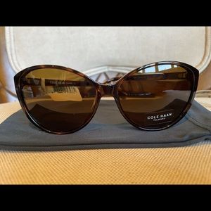 - NWT!! Cole Haan Tortoise Shell Cat Eye Polarized -